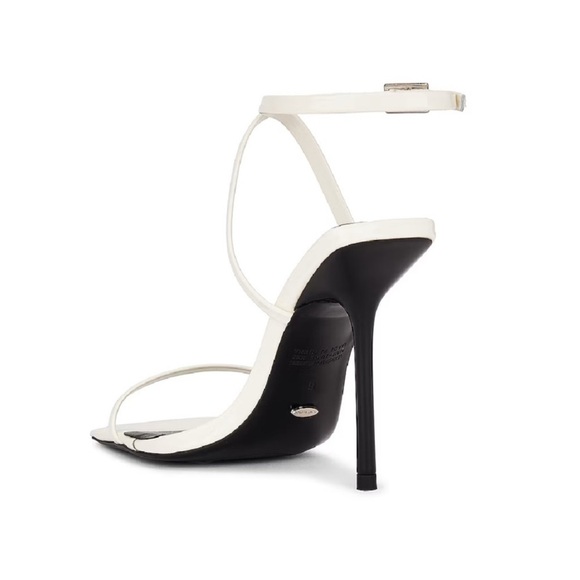 Tony Bianco Naxos Sandals Heels White Patent - Picture 5 of 8